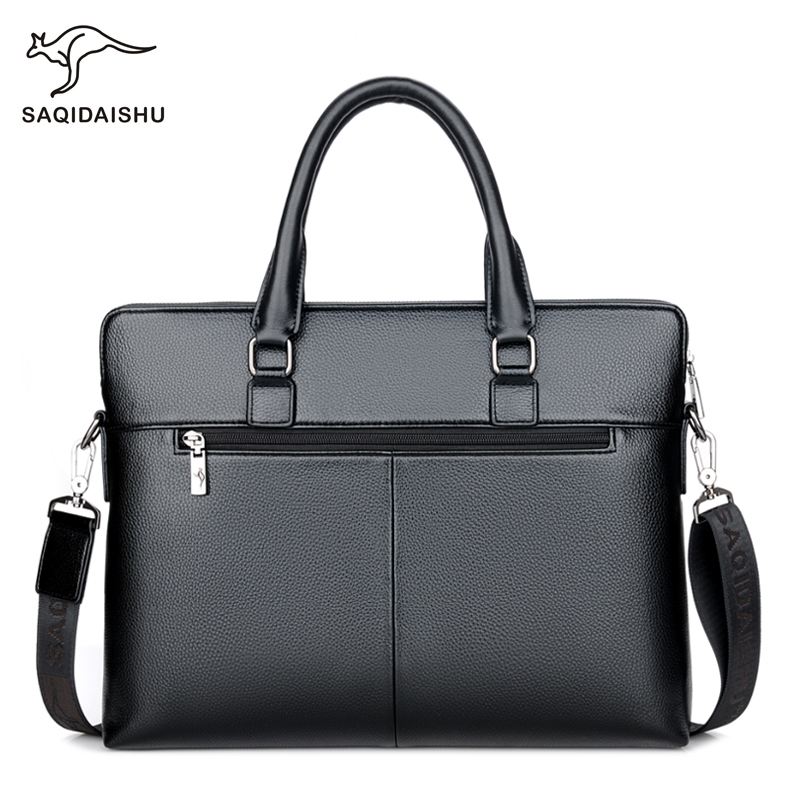 Luxury Bags Brands - Мужская кожаная сумка через плечо для