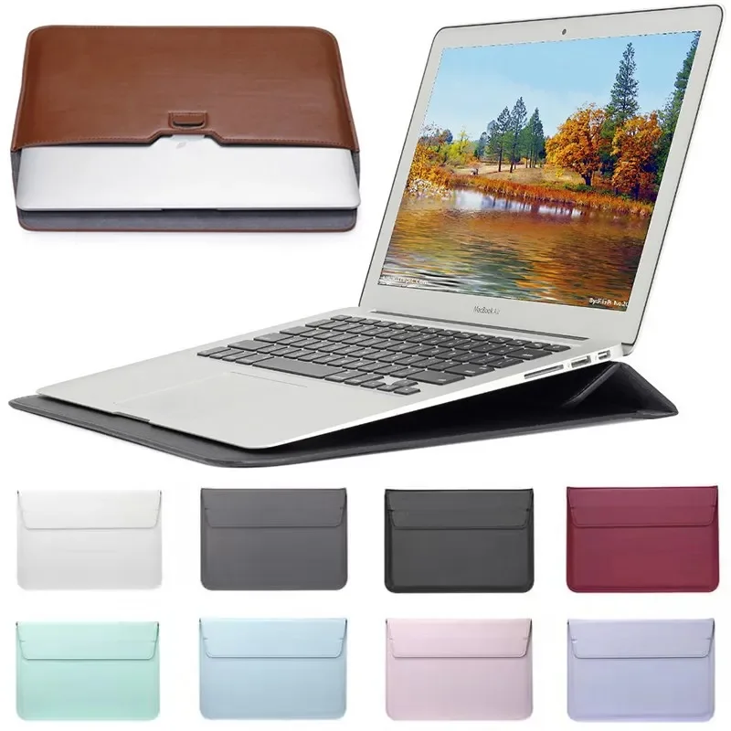 Laptop Bag Leather 15 - Чехол из искусственной кожи с подставкой