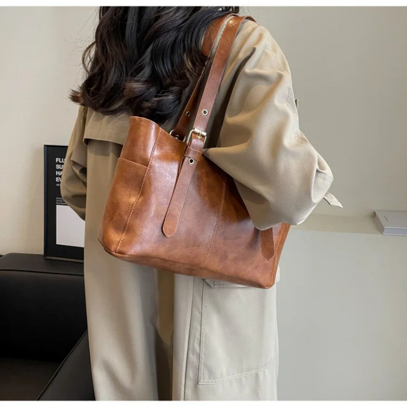 Вместительные однотонные женск – обзор и цена Luxury Bags Korea