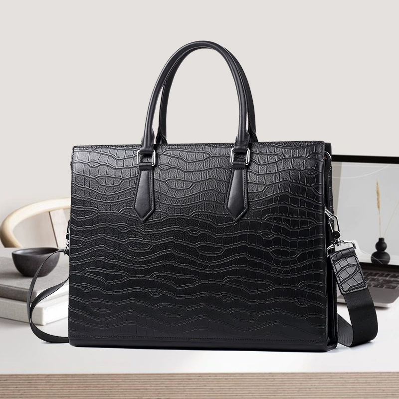 Роскошный мужской портфель из  – обзор и цена Laptop Bag Leather 15