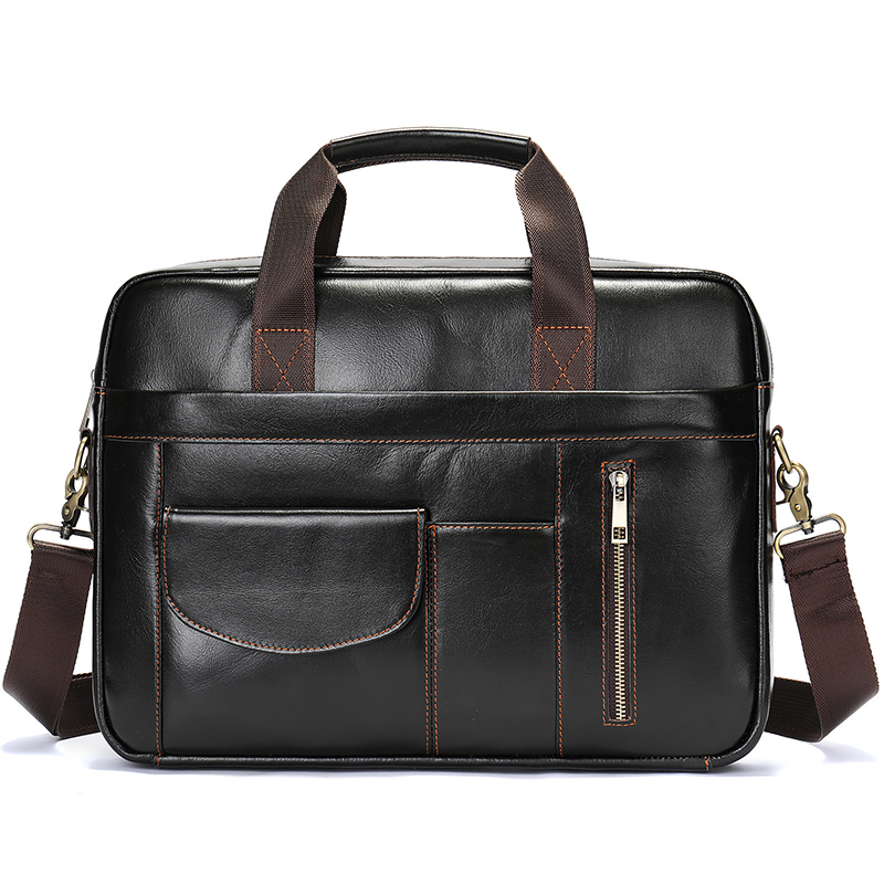 Винтажный портфель из натураль – обзор и цена Laptop Bag Leather 15