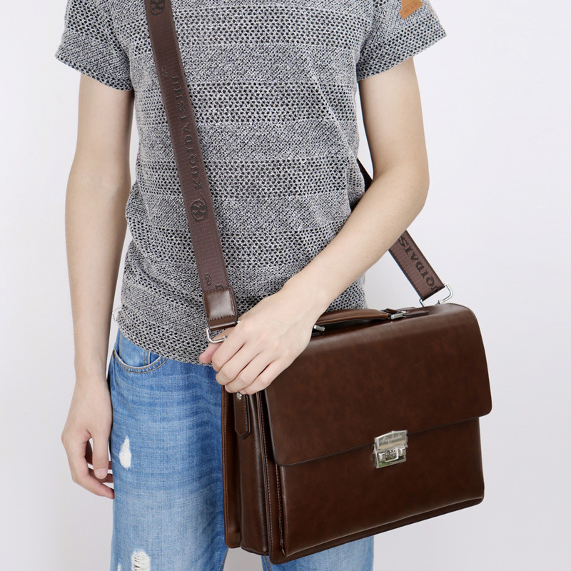 Роскошный портфель с кодовым з – обзор и цена Laptop Bag Leather 15
