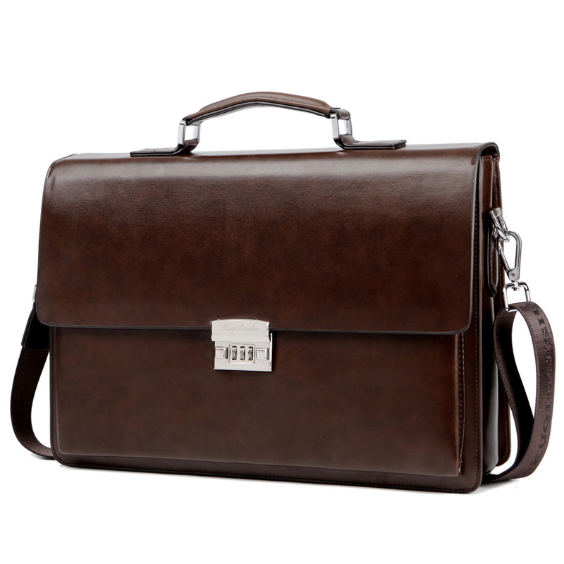 Роскошный портфель с кодовым з – обзор и цена Laptop Bag Leather 15